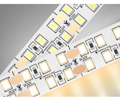 Светодиодная лента двухрядная Ambrella Light LED Strip 12В 2835 19,2Вт/м 3000K 5м IP20 GS1601