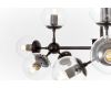 Люстра на штанге Lumina Deco Zodiak LDP 160-12 BK+PR