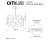 Подвесная люстра Citilux Dart CL231252