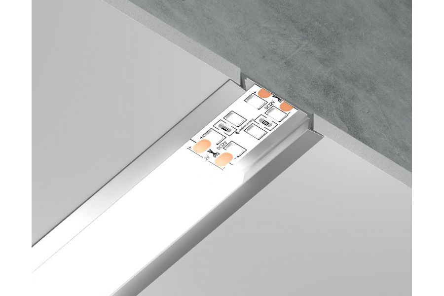 Алюминиевый встраиваемый профиль Ambrella Light Alum Profile GP1100AL