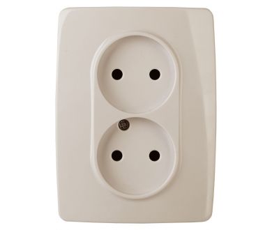 Купить Розетка Эра 12-2007-02 2X2P, 16А-250В, б.л. Розетка Эра 12-2007-02 2X2P, 16А-250В, б.л.