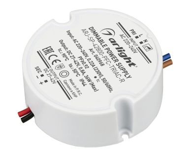 Блок питания Arlight ARJ-SP-42800-PFC-TRIAC-R (36W, 27-42V, 800mA) 040968