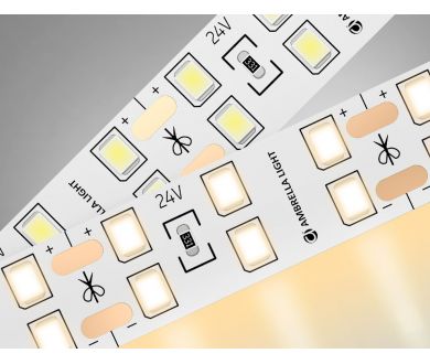Светодиодная лента двухрядная Ambrella Light LED Strip 24В 2835 20Вт/м 3000K 5м IP20 GS3601