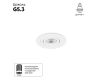 Встраиваемый светильник Arte Lamp Tarf Mini A2067PL-1WH