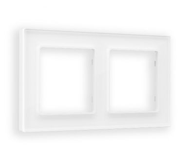 Рамка двухместная Ambrella Volt Platos AF380102