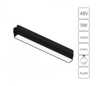 Трековый магнитный светильник Arte Lamp Rapid A1153PL-1BK