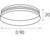 Декоративное кольцо Italline IT02-013 ring white