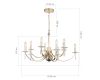 Подвесная люстра ST Luce Элеганс SL1405.203.10