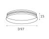 Декоративное кольцо Italline DE-315 gold