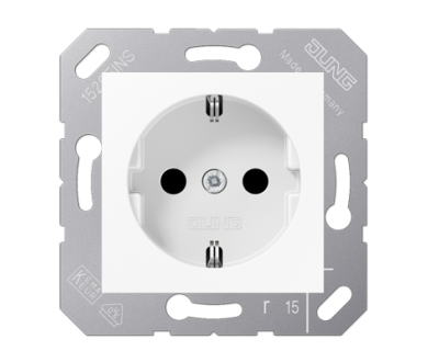 Купить Розетка Schuko Jung CD5120BFWW Розетка Schuko Jung CD5120BFWW