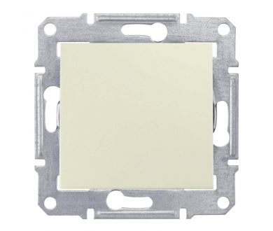 Выключатель одноклавишный 2P Schneider Electric Sedna IP44 10A 250V SDN0200347