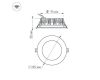 Встраиваемый светодиодный светильник Arlight LTD-105WH-Frost-9W Day White 021492