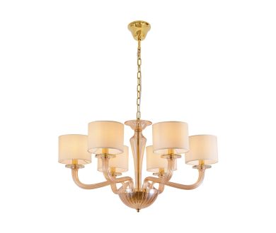 Подвесная люстра Newport 8686/C gold polished amber М0071803
