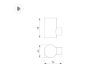 Уличный настенный светильник Arlight KT-RAY-WALL-R46-3W Warm3000 (GR, 24 deg, 24V) 034116(1)