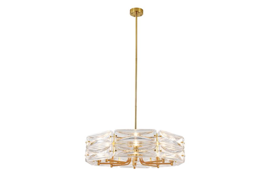 Подвесная люстра Indigo Zaffiro 12046/8P Brass V000499