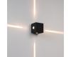 Уличный настенный светильник Arlight LGD-VERSATI-4x3W Warm3000 (Черный, 4x3 deg, 230V) (IP65 Металл) 063928