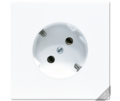 Розетка штепсельная Schuko Jung LS520-45NWW