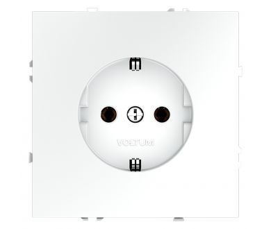 Розетка Voltum S70 VLS040102 (белый матовый)
