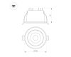 Встраиваемый светильник Arlight MS-ALORA-BUILT-R106-9W Day4000-MIX 048082