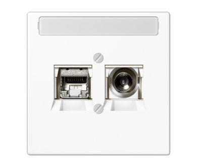 Розетка Smart TV Jung MMDLS4521WW