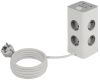 Сетевой фильтр ЭРА TWR-8es-1,5m-4USB-W башня с защитой заземлением с выключателем 8 розеток+4xUSBA+C 1,5м 16А белый Б0069071