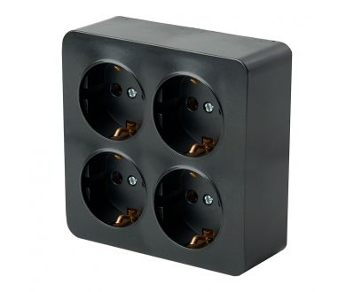 Купить Розетка 4-местная с/з Stekker София 49322 MST16-14S-02 Розетка 4-местная с/з Stekker София 49322 MST16-14S-02