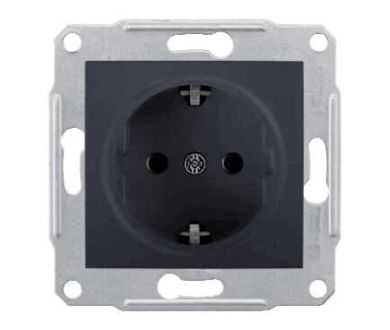Розетка Schneider Electric Sedna с/з без шторок 16A 250V SDN3000570