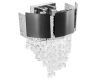 Настенный светильник Lumina Deco LDW 7045-2 BK+CHR
