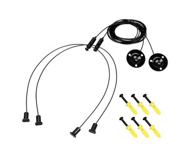 Подвес Arlight LINE-6070 2x2m Set BLACK (Pad 9x2mm) 056257