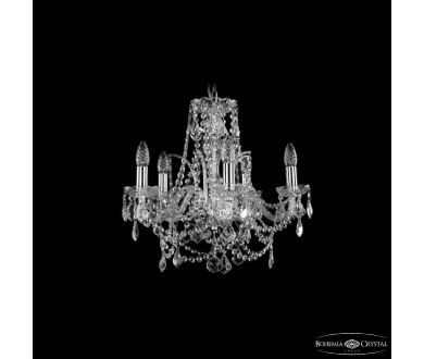 Подвесная люстра Bohemia Ivele Crystal 1411/5/160 Ni Leafs