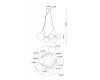 Подвесная люстра Arte Lamp Gemini A2243SP-10BK