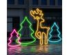 Комплект светодиодного неона Apeyron 220В, 6Вт/м, RGB, smd5050, 80д/м 10м IP65, с аксессуарами (контроллер, заглушка, крепеж - 10шт) 10-108