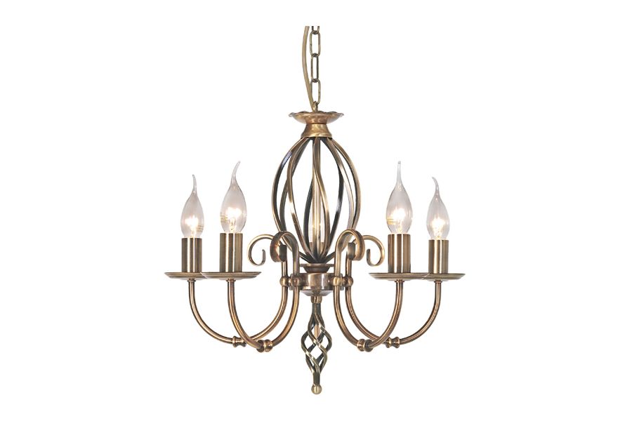 Подвесная люстра Elstead Lighting ART5-AGD-BRASS