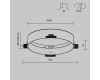 Рамка для встраиваемого светильника Maytoni Downlight DLA032-TRS36-W