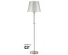 Торшер Crystal Lux Nicolas NICOLAS PT1 NICKEL/WHITE