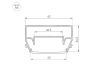 Профиль Arlight STRETCH-S-50-CEIL-CENTER-2000 (GAMMA50) 040700
