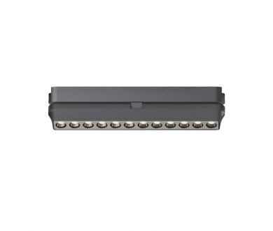 Трековый магнитный однофазный светильник Denkirs Air grill DK5368-BK
