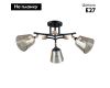 Потолочная люстра Arte Lamp Glassy A5078PL-3BK