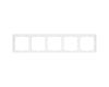 Рамка пластиковая Arlight FRM-NOBE-SFPL-5-WH 054227