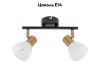 Спот Arte Lamp Falena A3117PL-2BK