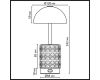 Настольная лампа беспроводная Odeon Light L-Vision Lulu 5452/3TL