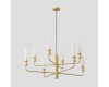 Люстра на штанге Crystal Lux SIMPLY SP8 BRASS