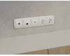Комплект механизма компьютерной розетки Ambrella Volt RJ-45 (8P8C) CAT6A экранированной с автоматической защитной шторкой OMEGA MO132005 Белый матовый QUANT
