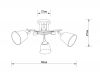 Потолочная люстра Arte Lamp Glassy A5078PL-3BK