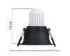 Встраиваемый светильник Arte Lamp Dash Mini A2764PL-1BK