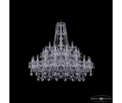Подвесная люстра Bohemia Ivele Crystal 1411/20+10+5/400/2d Ni