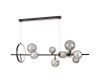 Подвесной светильник Lumina Deco LDP 7033-10 BK+GY
