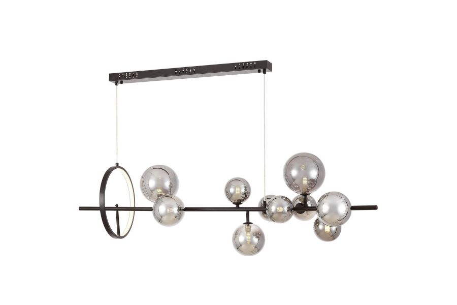 Подвесной светильник Lumina Deco LDP 7033-10 BK+GY