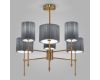 Люстра на штанге Eurosvet Notturno 60162/6 латунь Smart a065665