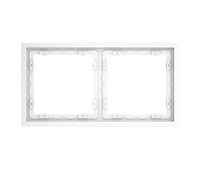 Рамка на 2 поста Voltum S70 VLS100202 (белый матовый)